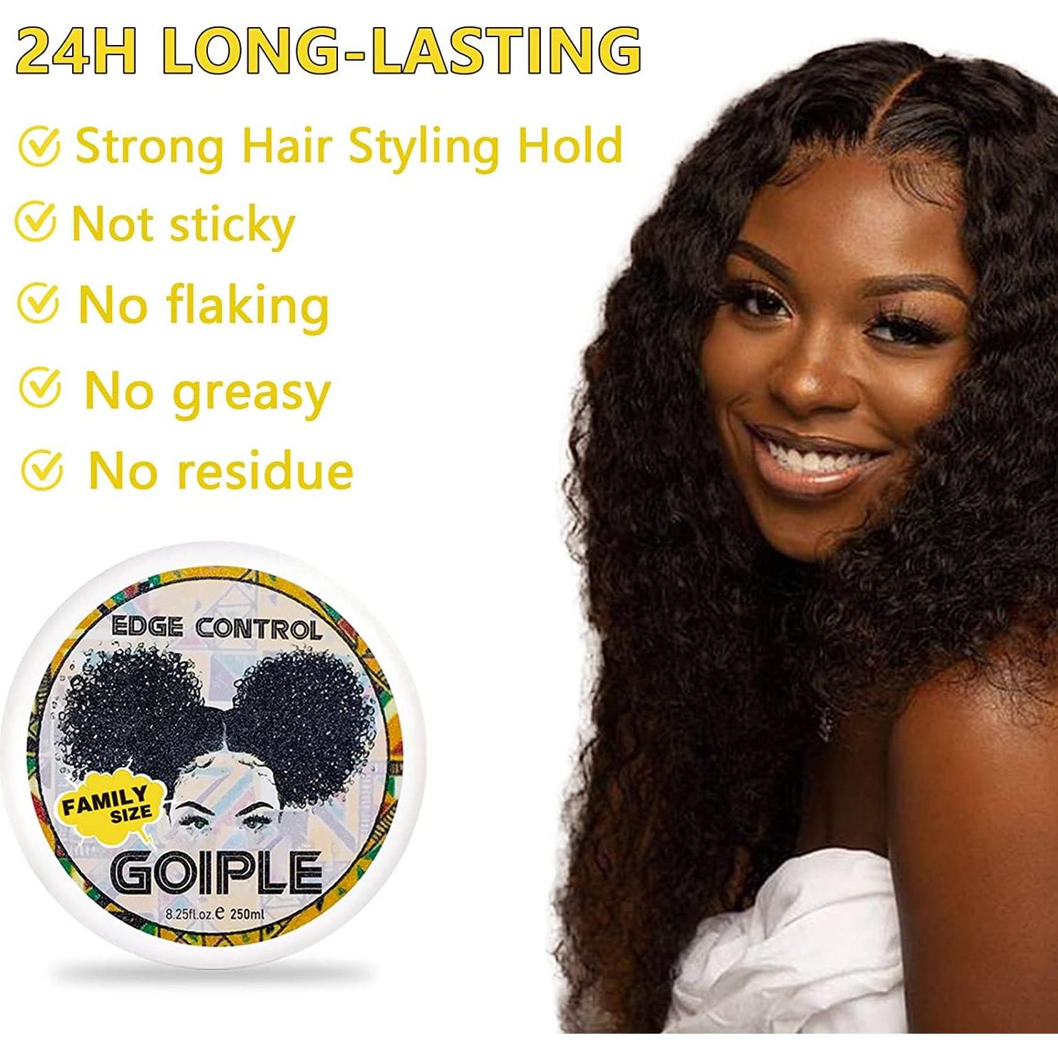 Cera de Control de Bordes Goiple 250ml para Mujeres - Fijación Extrema