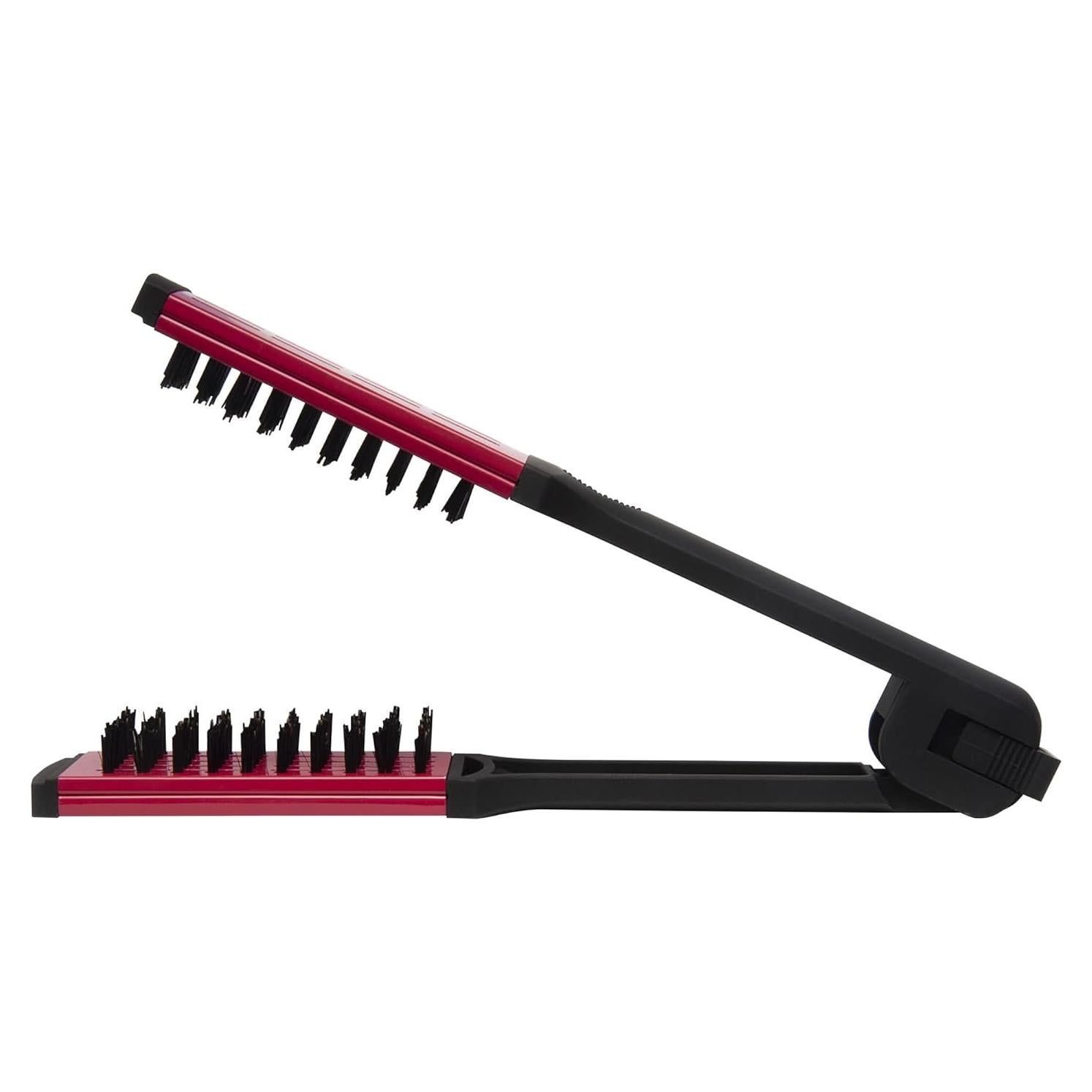 Cepillo Alisador Cerámico Diane 2-en-1 para Cabello Grueso