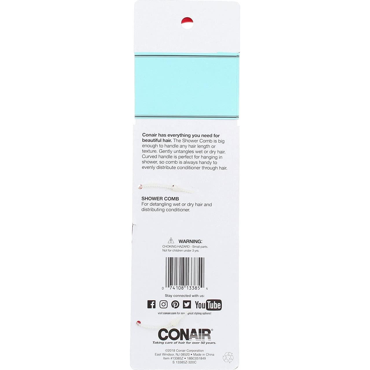 Peine de Ducha Conair 1 unidad - Desenredador para Cabello