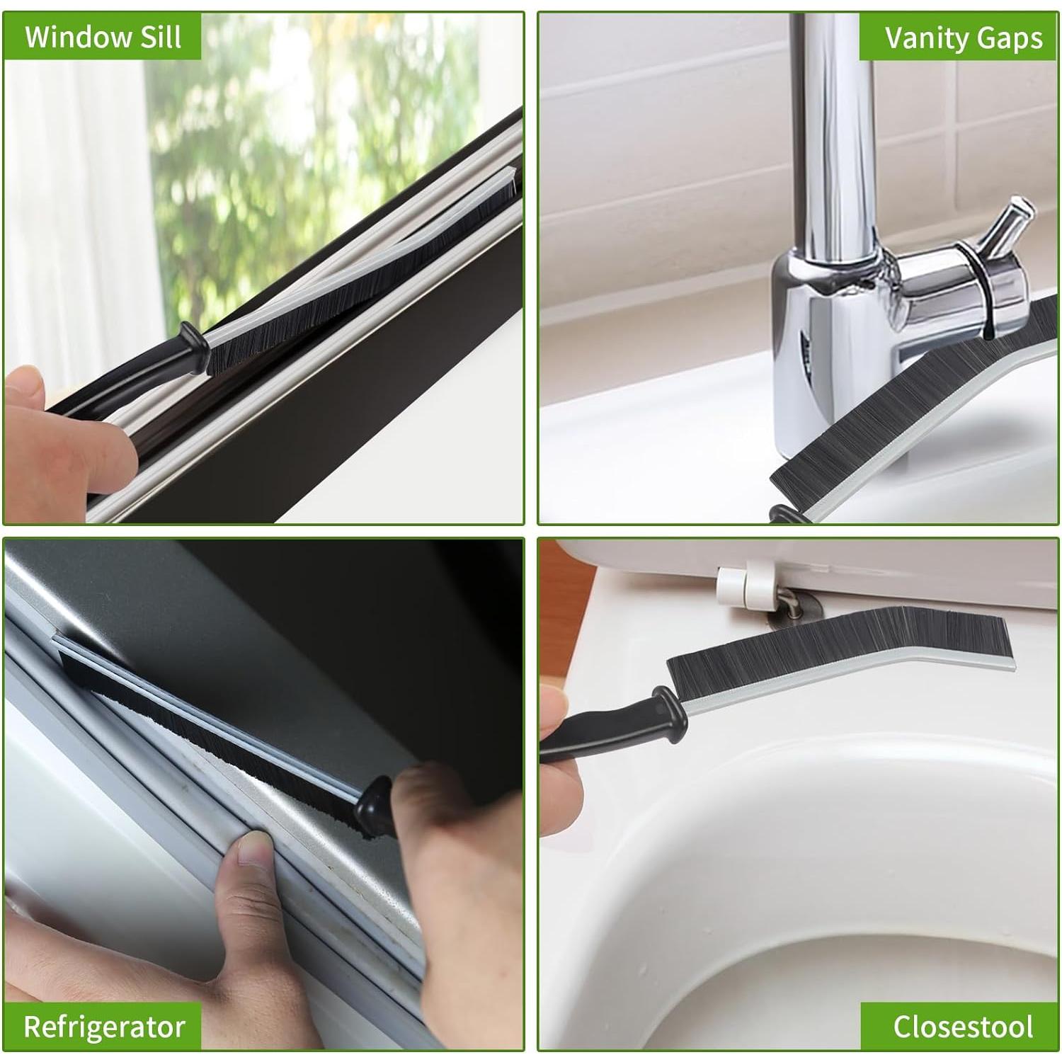 Juego de Cepillos de Limpieza de Ranuras Tedmax - 8 Piezas