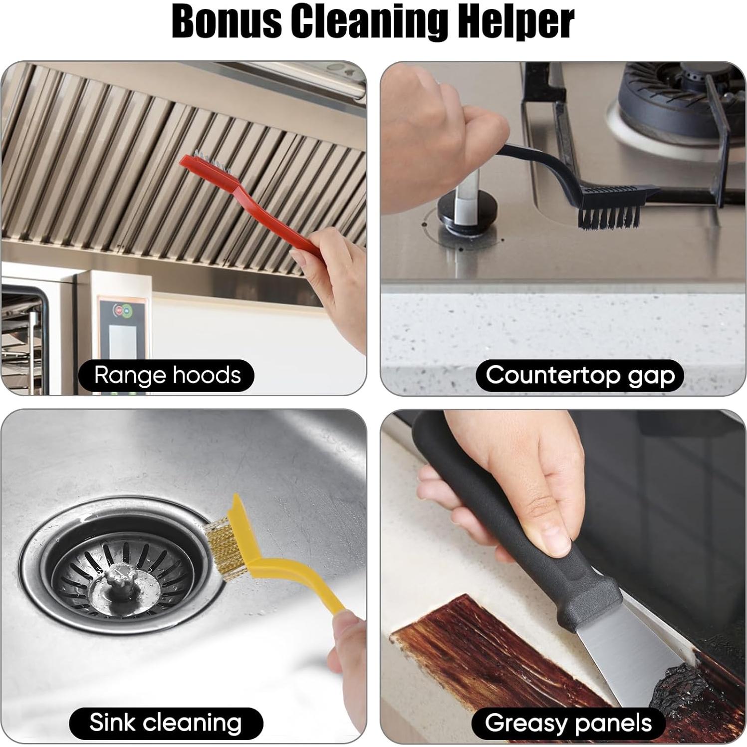 Juego de Cepillos de Limpieza de Ranuras Tedmax - 8 Piezas