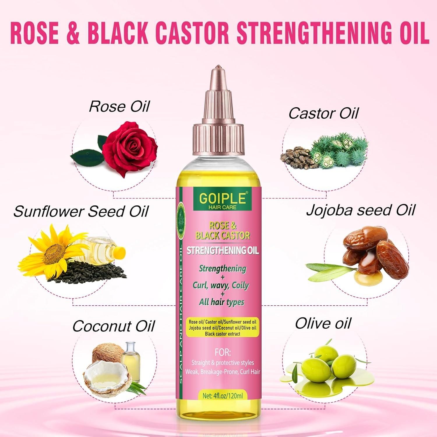 Kit de Estilizado Goiple 7pcs: Cera de Control de Bordes y Aceite