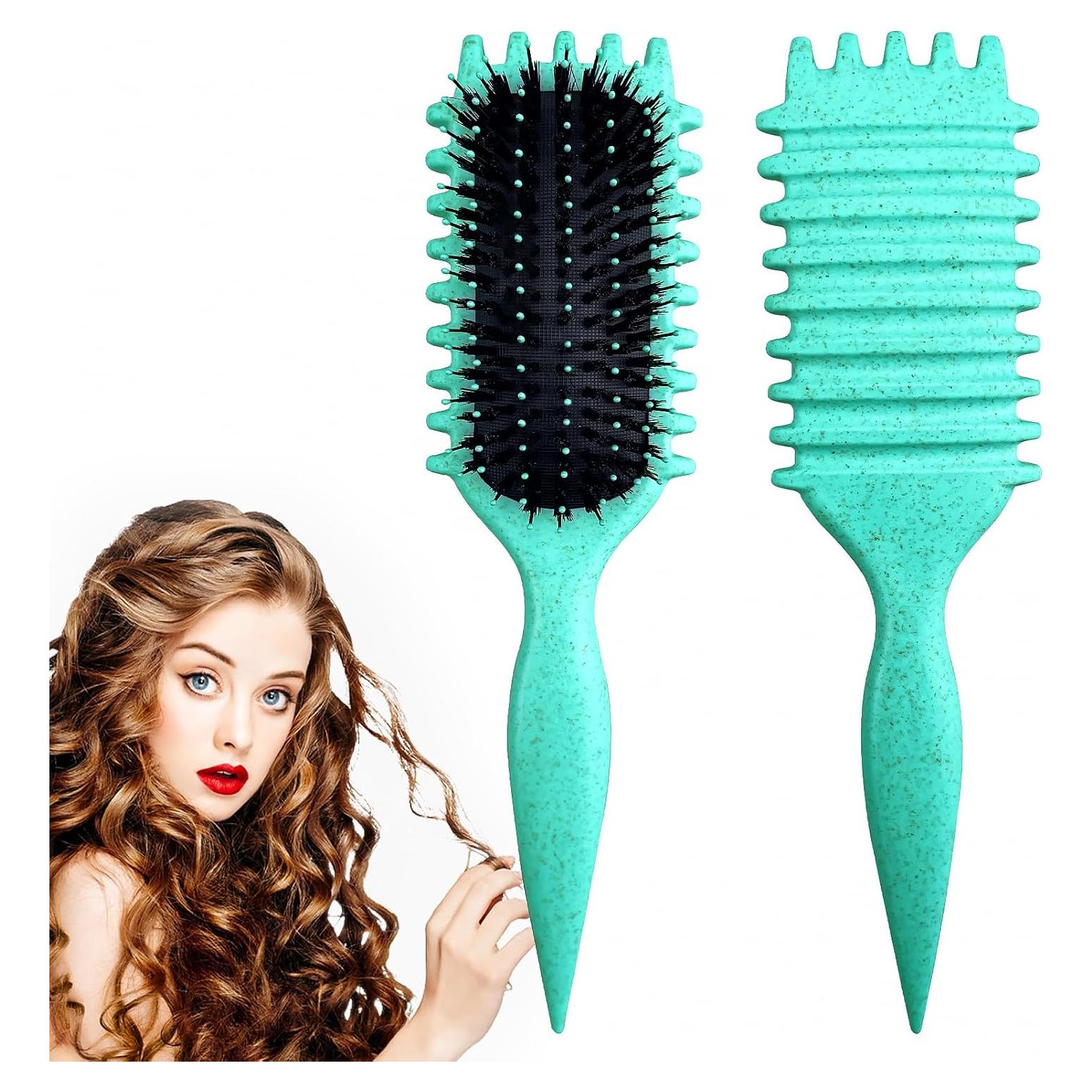 Candy Brush Cepillo Definidor de Rizos Verde 28.7x7.5cm
