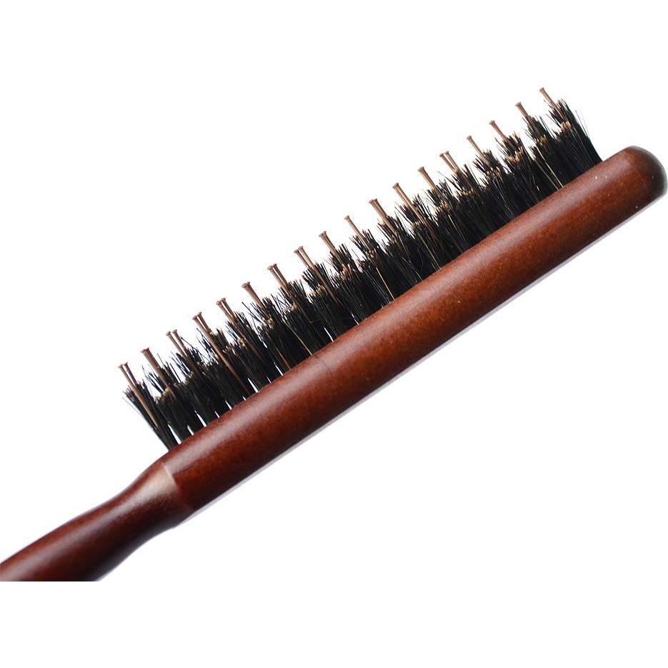 Cepillo de Cerda de Jabalí y Madera para Peinar Cabello 24.5 cm