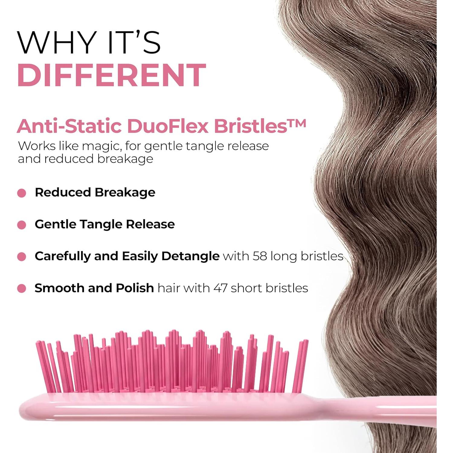 Cepillo Desenredante FHI Heat AC00UB Rosa Claro 1 Cuenta