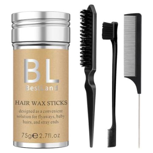 Juego de Cera para Cabello BestLand - 4 Piezas Negro