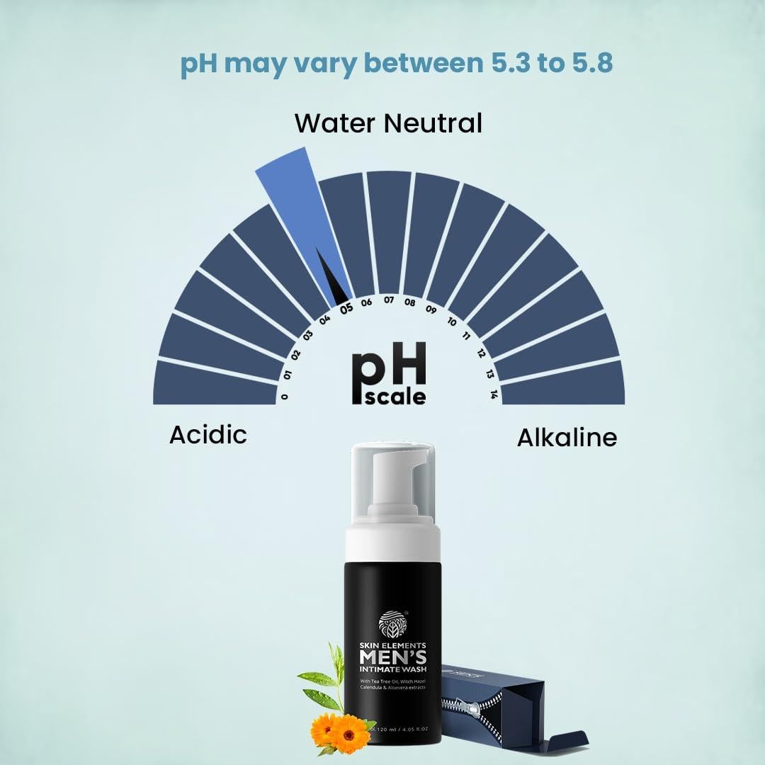 Skin Elements Lavado Íntimo Hombres 120 ml pH Equilibrado