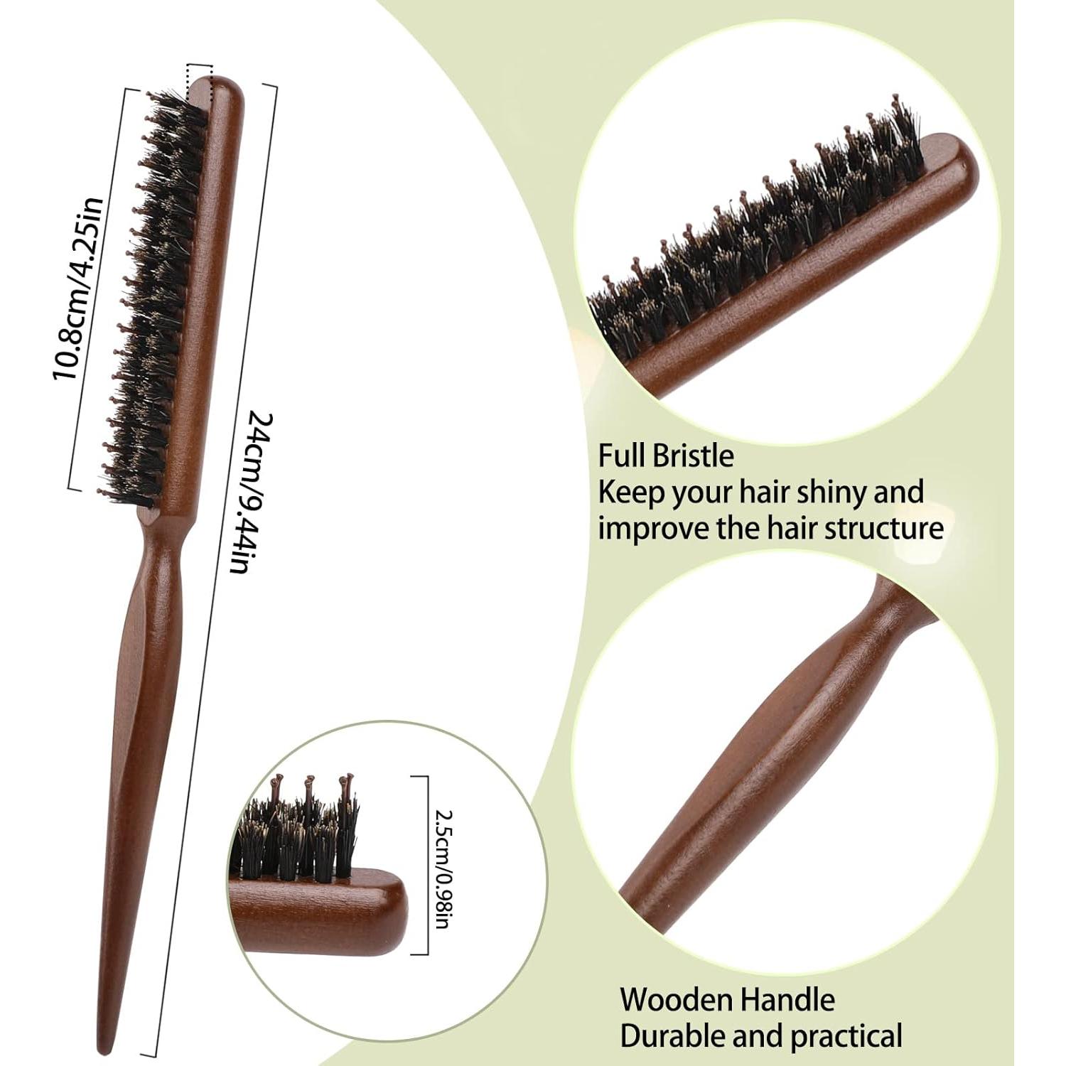 Cepillo de Teasing Sliverdew de Jabalí y Nylon 24cm