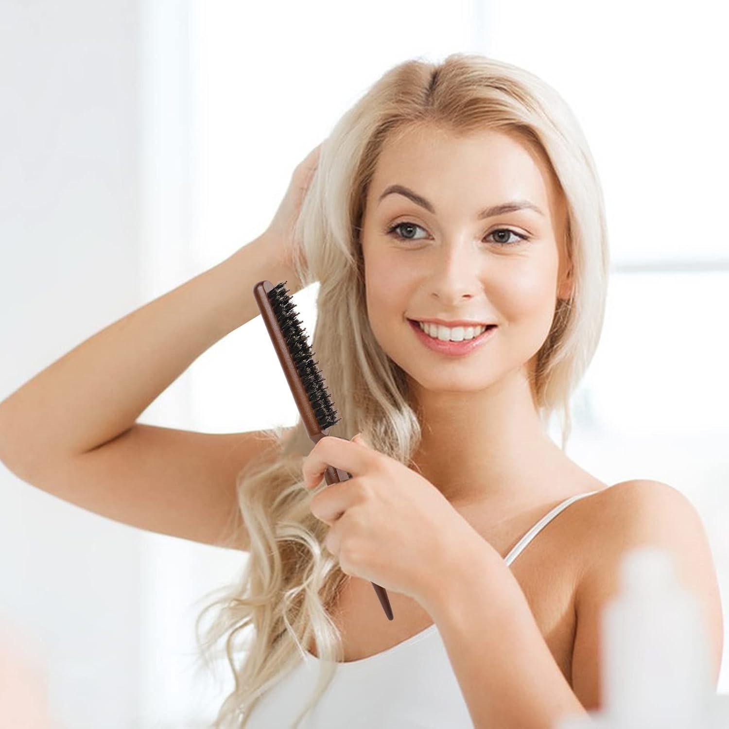 Cepillo de Teasing Sliverdew de Jabalí y Nylon 24cm