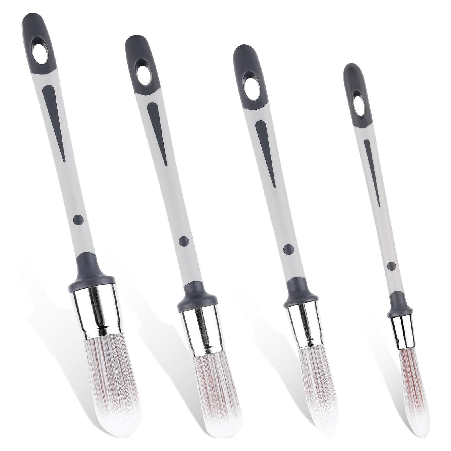 Juego de 4 Pinceles de Detalle BOXOB para Pintura en Esquinas