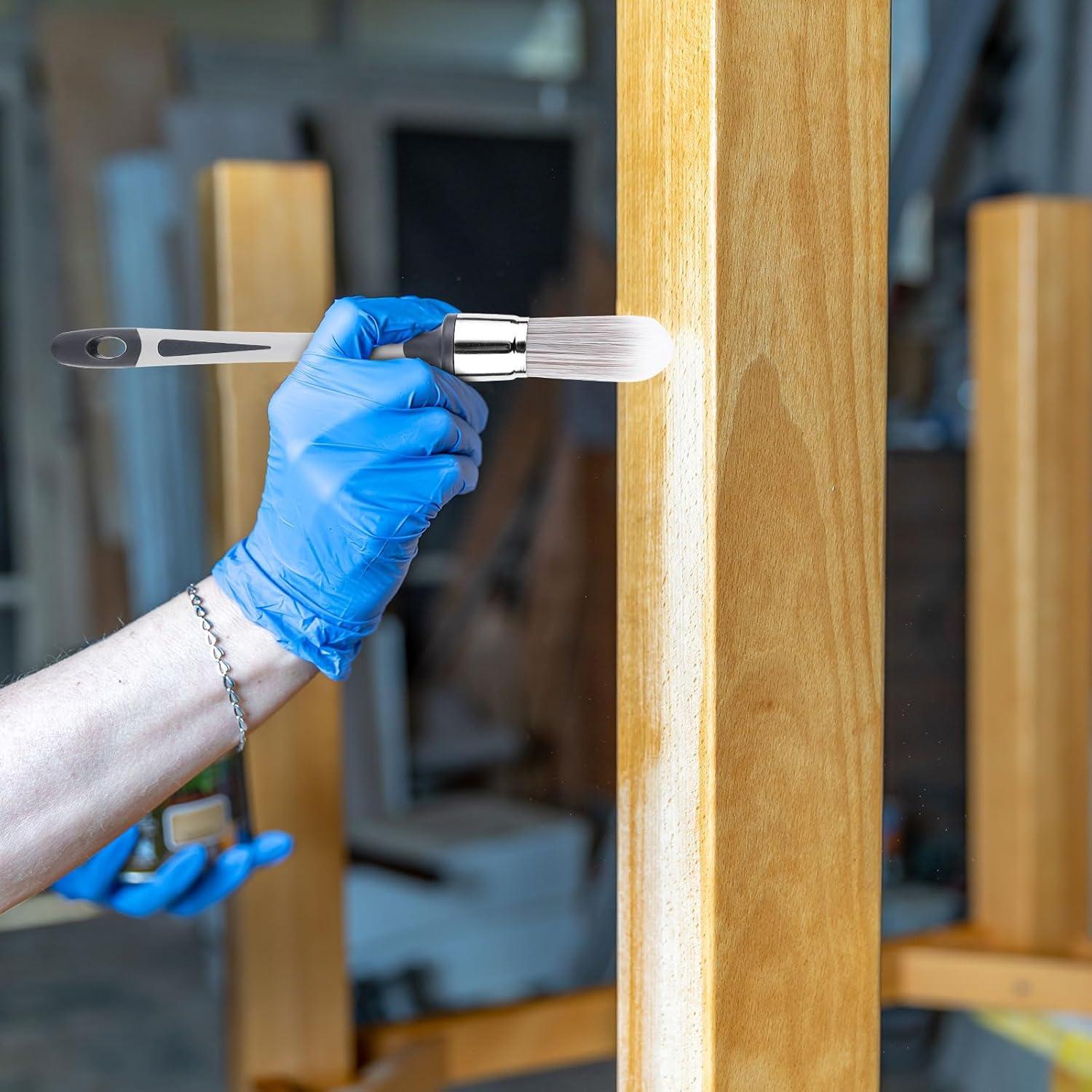 Juego de 4 Pinceles de Detalle BOXOB para Pintura en Esquinas