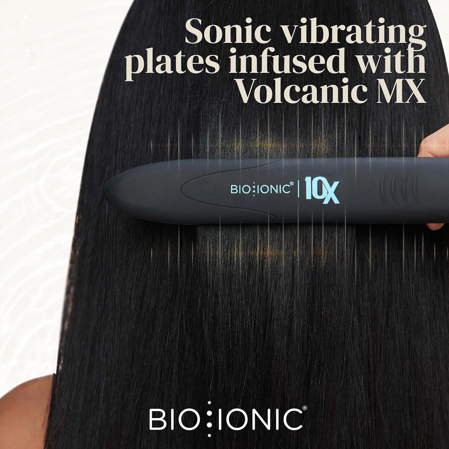 Plancha de Pelo Bio Ionic 10X 1" Calor Hidratante 232°C
