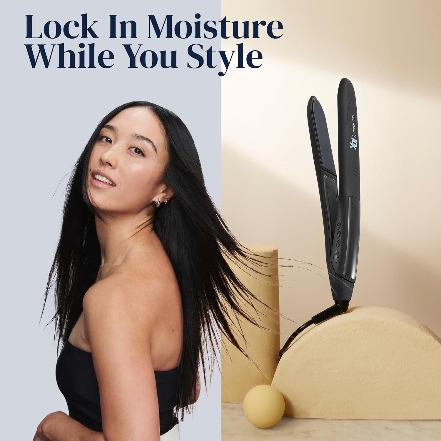 Plancha de Pelo Bio Ionic 10X 1" Calor Hidratante 232°C