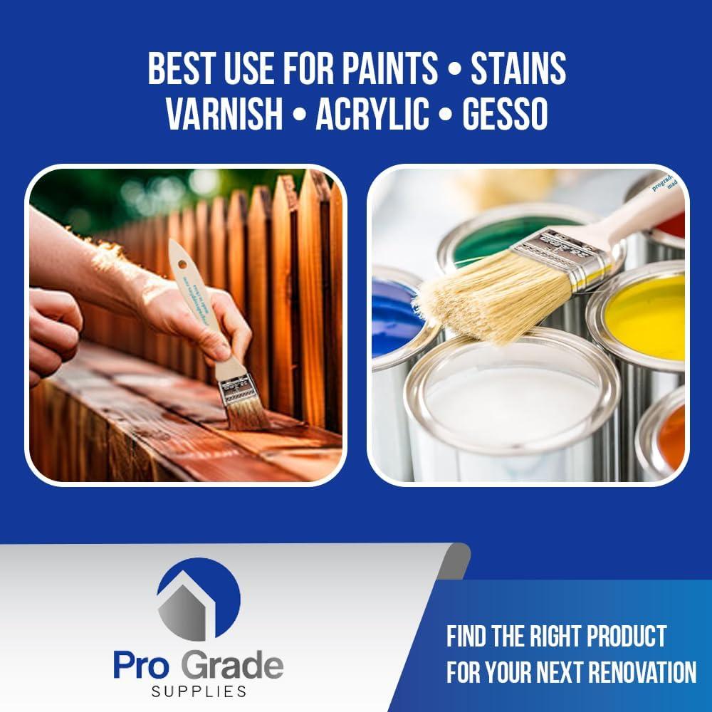 Brochas de Pintura Pro Grade Chip 1" (2.54 cm) - Paquete 96