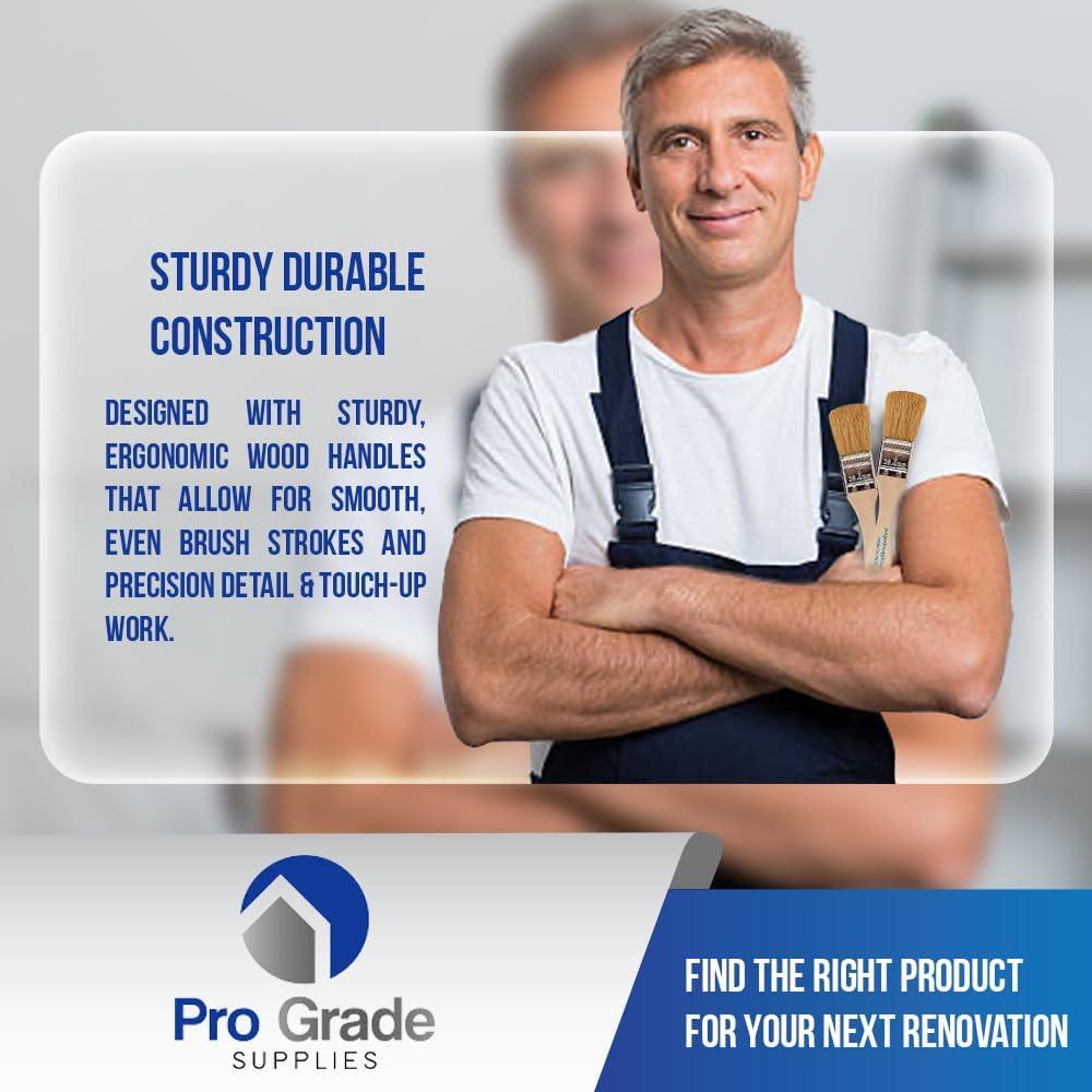 Brochas de Pintura Pro Grade Chip 1" (2.54 cm) - Paquete 96