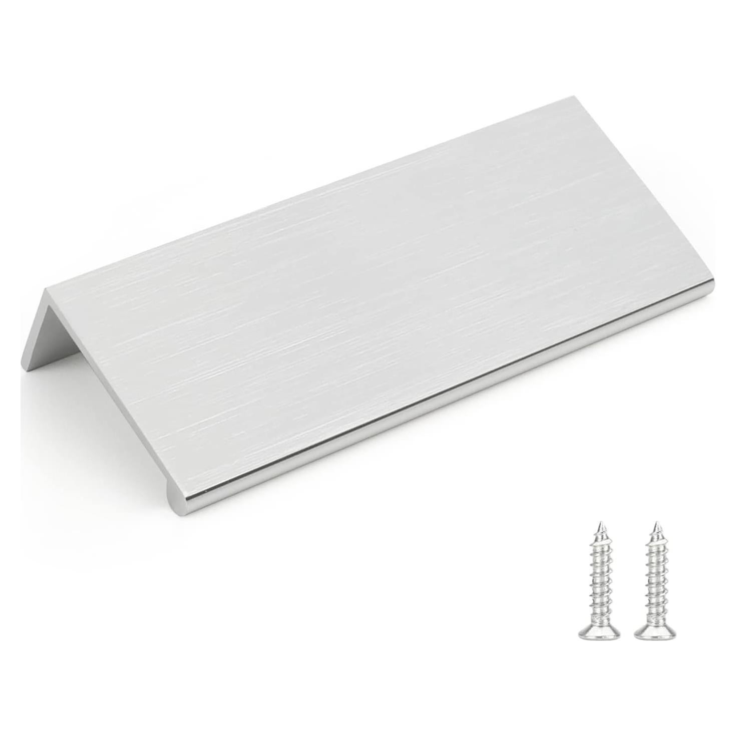 Tiradores de Gabinete Rergy 10 Unidades Níquel Cepillado 76mm