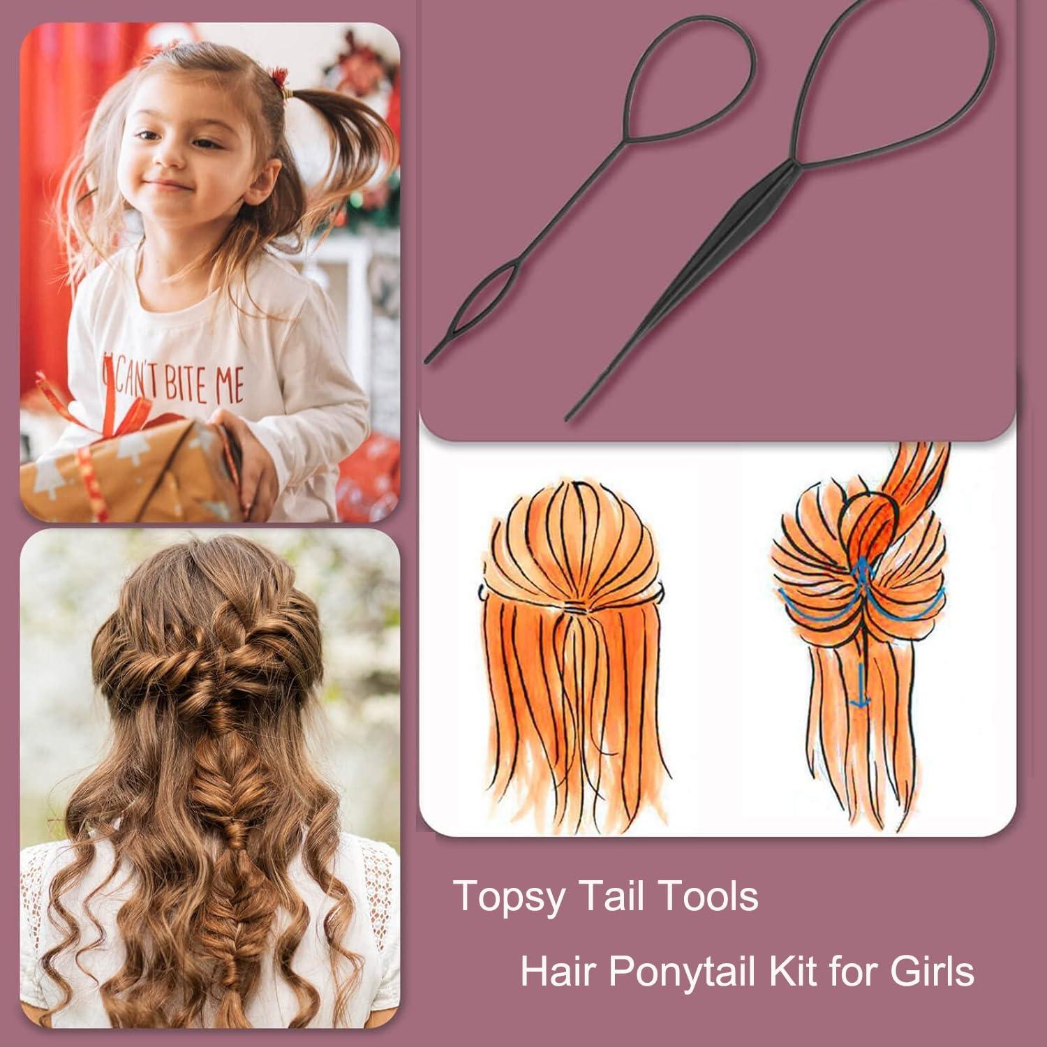 Juego de Gomas de Pelo Elásticas Watagubi - 1500 Pcs, 24 Colores