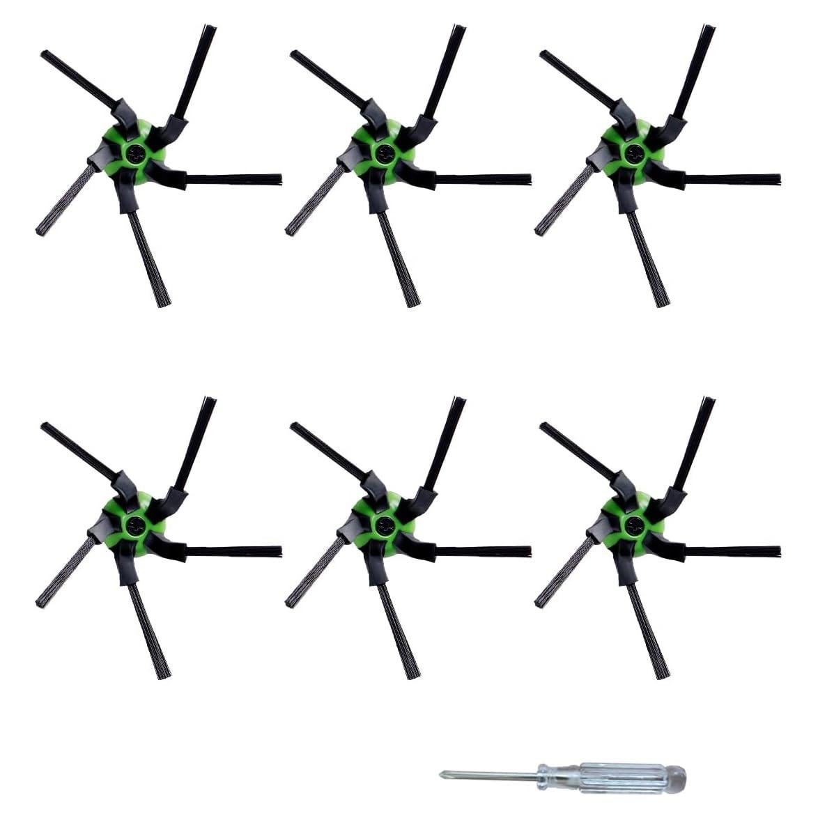 Paquete de 6 Cepillos Laterales PELLYDA para iRobot Roomba S9