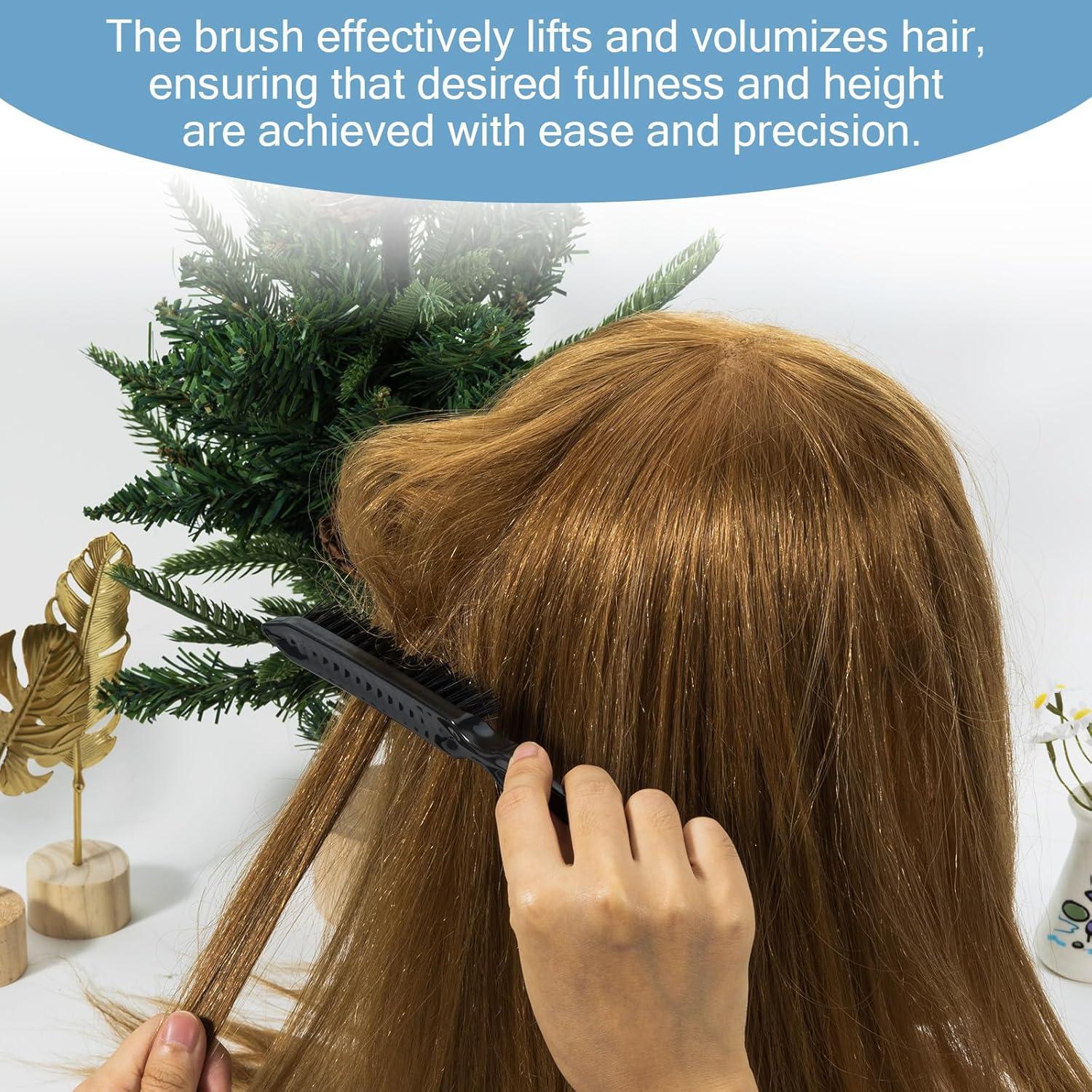 Cepillo para Teasing SIMPOR HF0005 Negro con Cerdas de Nylon