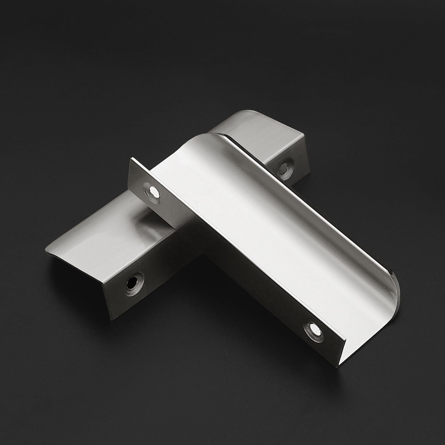 Tiradores de Gabinete Ravinte 6 Pack 102mm Acero Cepillado