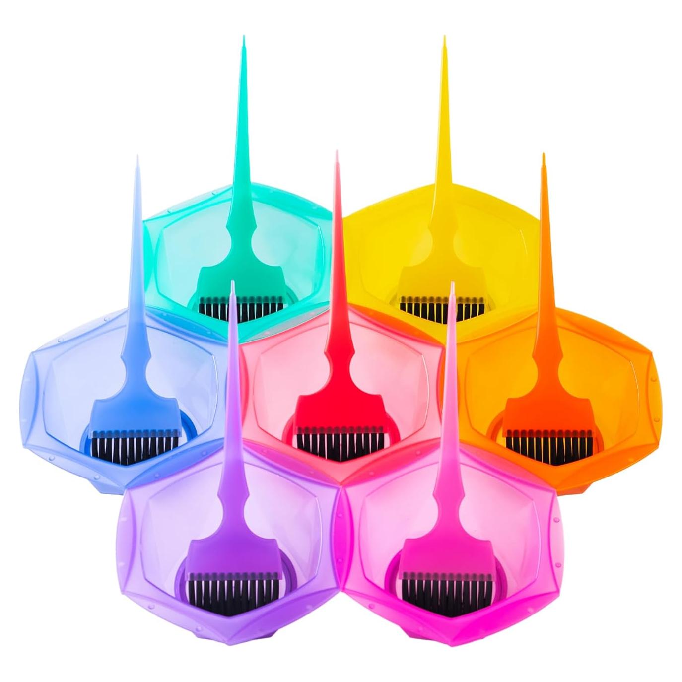 Juego de Brochas y Cuencos de Tinte Rosetouch - 7 Piezas