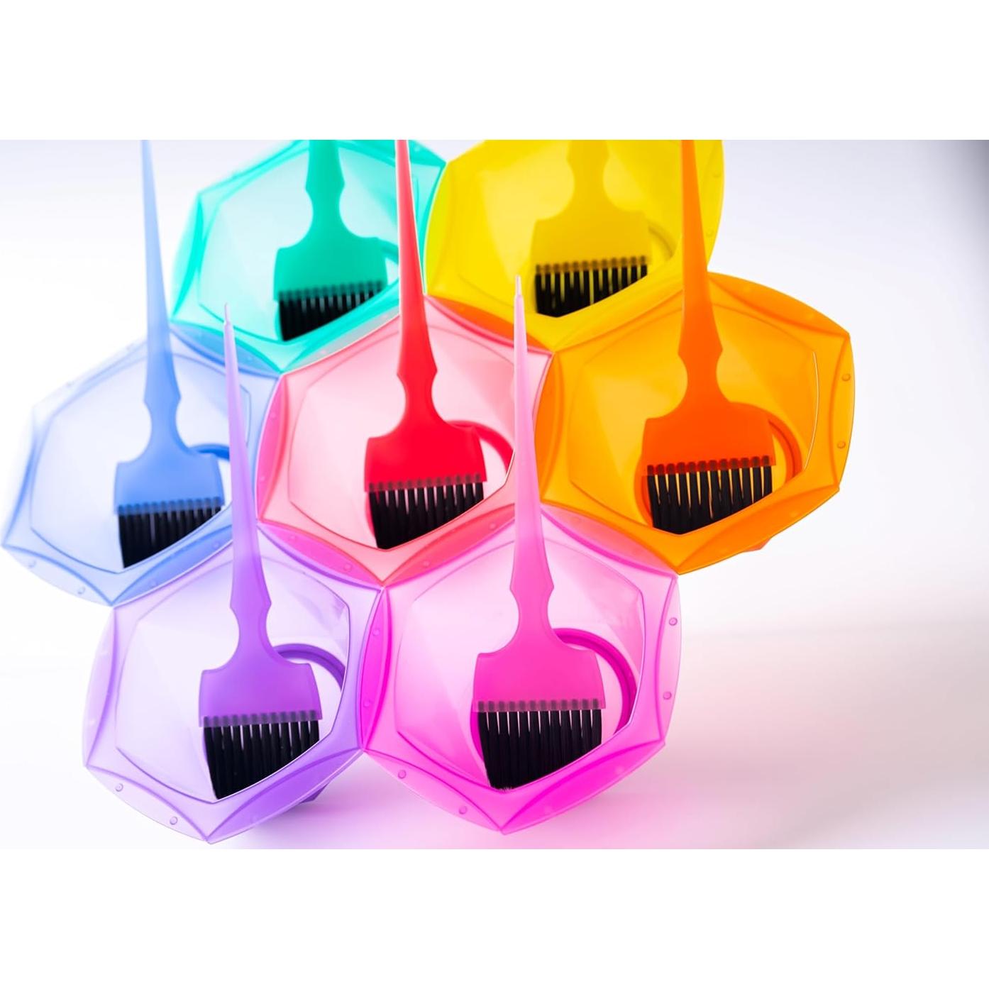 Juego de Brochas y Cuencos de Tinte Rosetouch - 7 Piezas