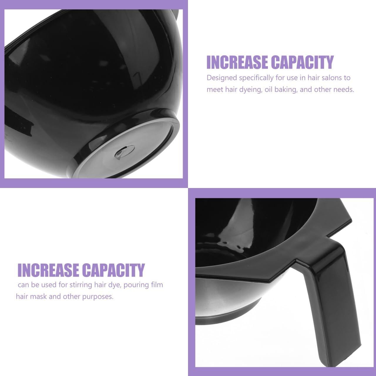 5 Tazones de Mezcla para Tinte de Cabello FOMIYES Negro