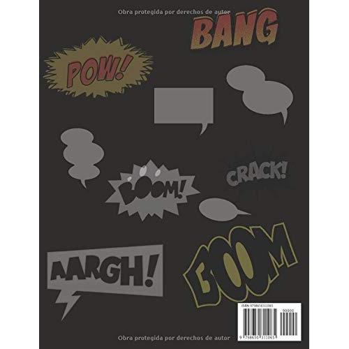 Crea tu propio cómic: 100 originales plantillas de cómics para niños, adolescentes y adultos (Spanish Edition)