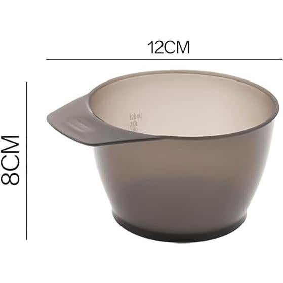 4 Cuencos de Mezcla de Plástico UUYYEO para Tinte de Cabello