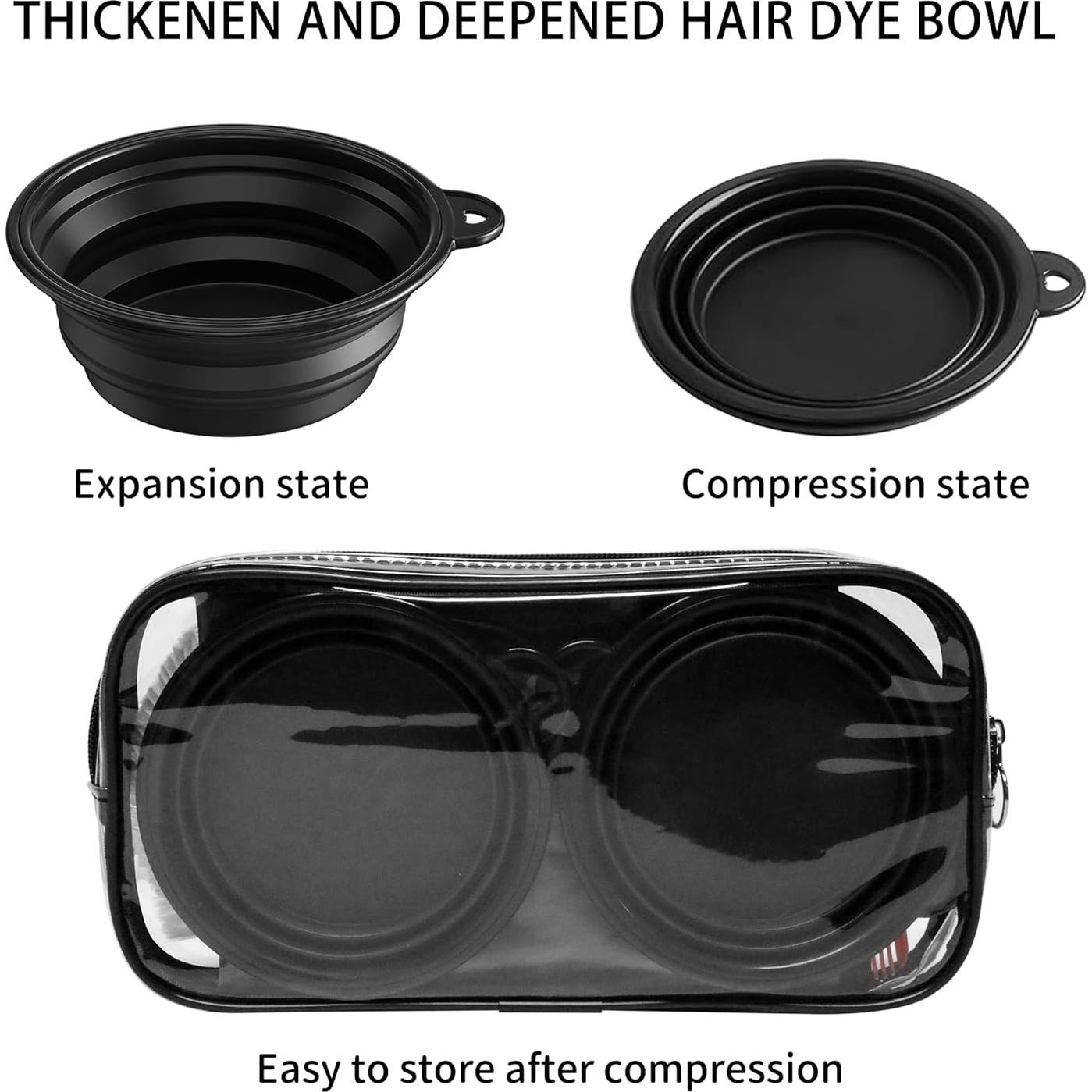 Kit de Tinte para Cabello Ebeau 25 Pcs - Herramientas DIY