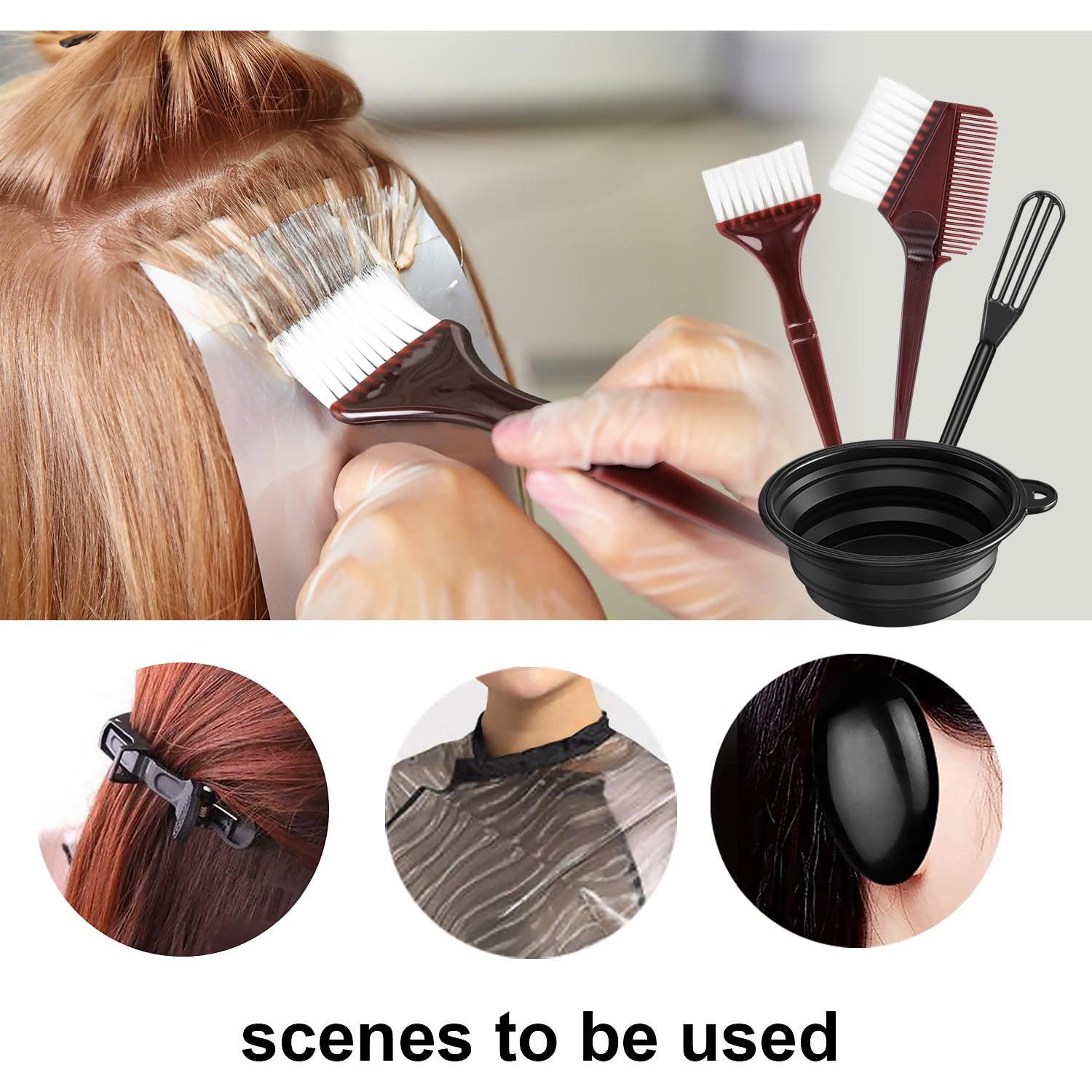 Kit de Tinte para Cabello Ebeau 25 Pcs - Herramientas DIY