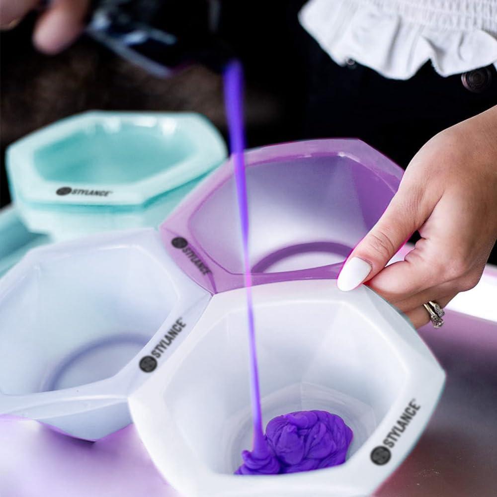 Juego de 7 Cuencos de Mezcla STYLANCE para Color de Cabello