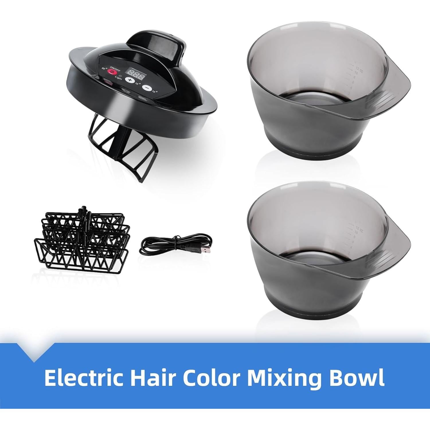 Tazón Eléctrico para Tinte de Cabello ZJchao 320ml