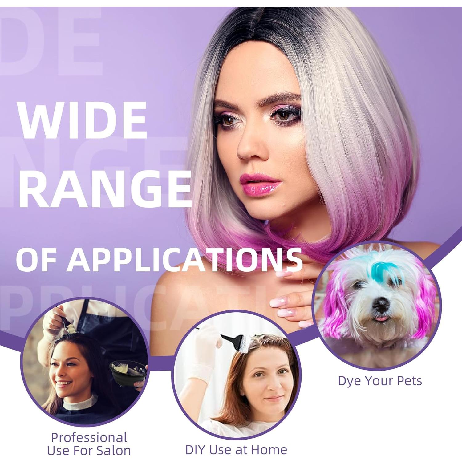 Kit de Coloración de Cabello ROOHUA - 12 Piezas Completo