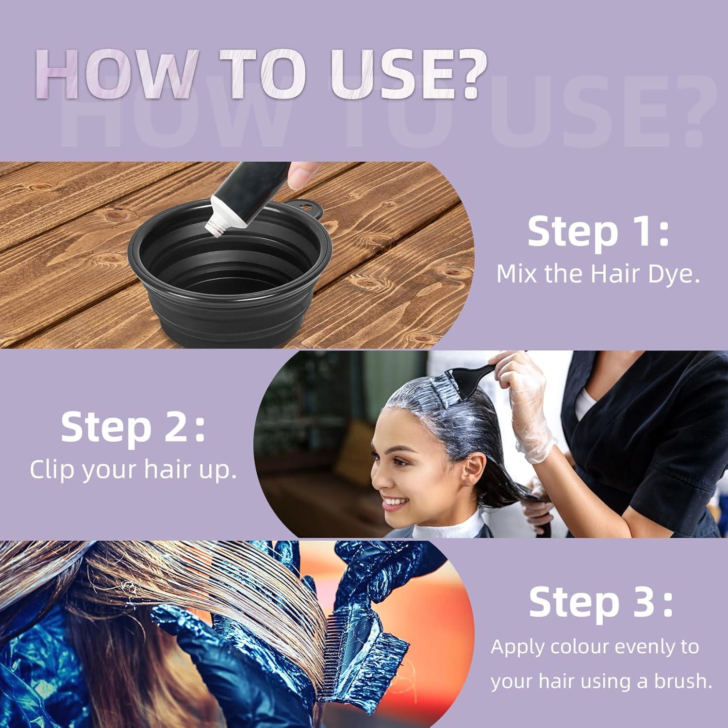 Kit de Coloración de Cabello ROOHUA - 12 Piezas Completo