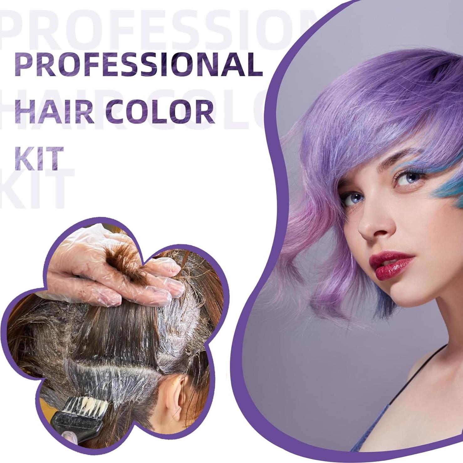 Kit de Coloración de Cabello ROOHUA - 12 Piezas Completo