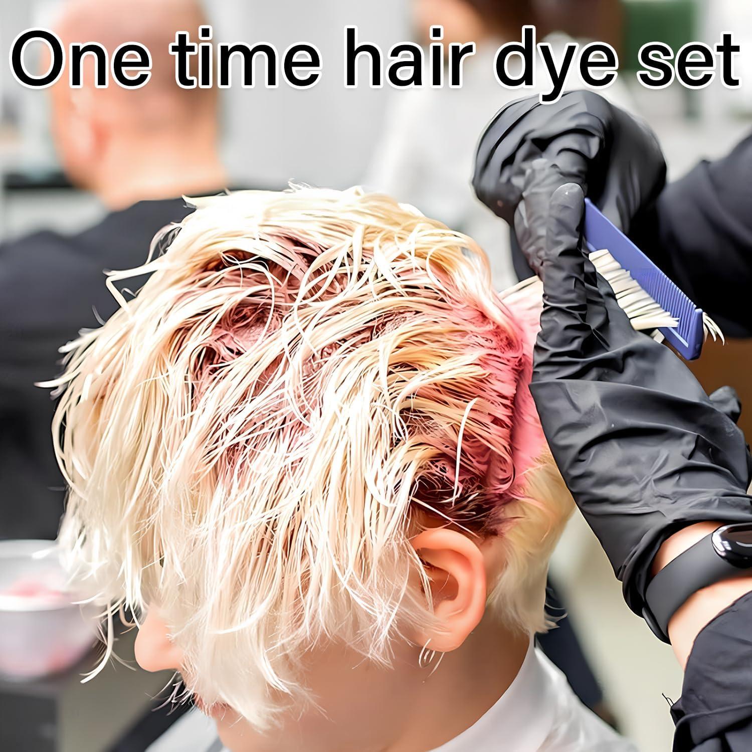 Kit de Tinte para Cabello Qiifaiikooii - 11 Piezas, Material Seguro