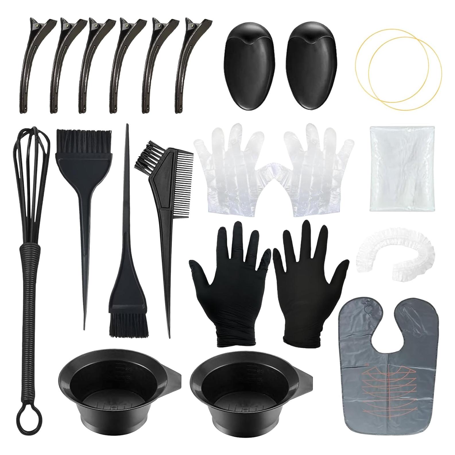 Kit de Coloración de Cabello JunKuJK 20 Piezas Reutilizable