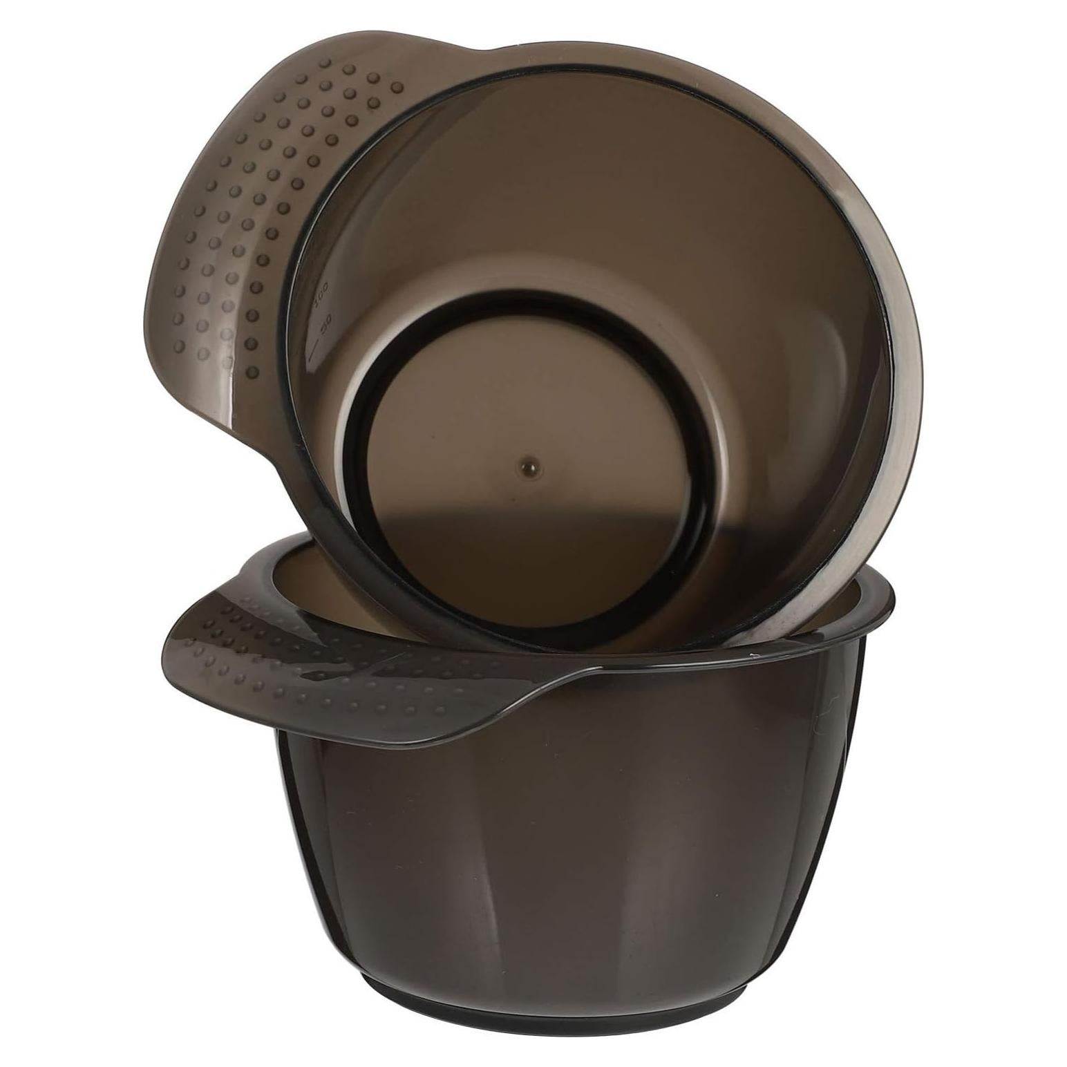 Lurrose 2 Tazones de Plástico para Teñir Cabello 15.5x13cm