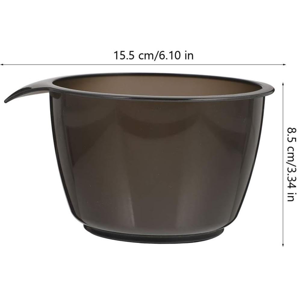 Lurrose 2 Tazones de Plástico para Teñir Cabello 15.5x13cm