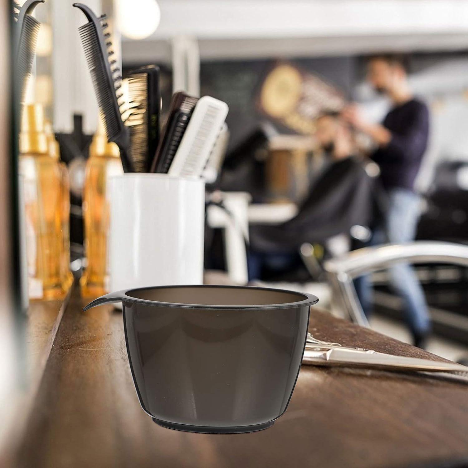 Lurrose 2 Tazones de Plástico para Teñir Cabello 15.5x13cm