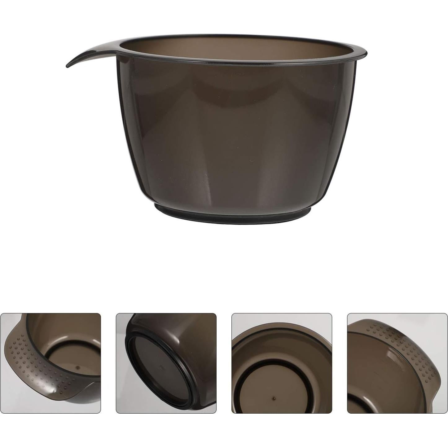 Lurrose 2 Tazones de Plástico para Teñir Cabello 15.5x13cm