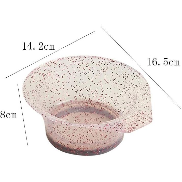 Tazones de Mezcla para Tinte de Cabello Lasenersm 2 Piezas Rojo