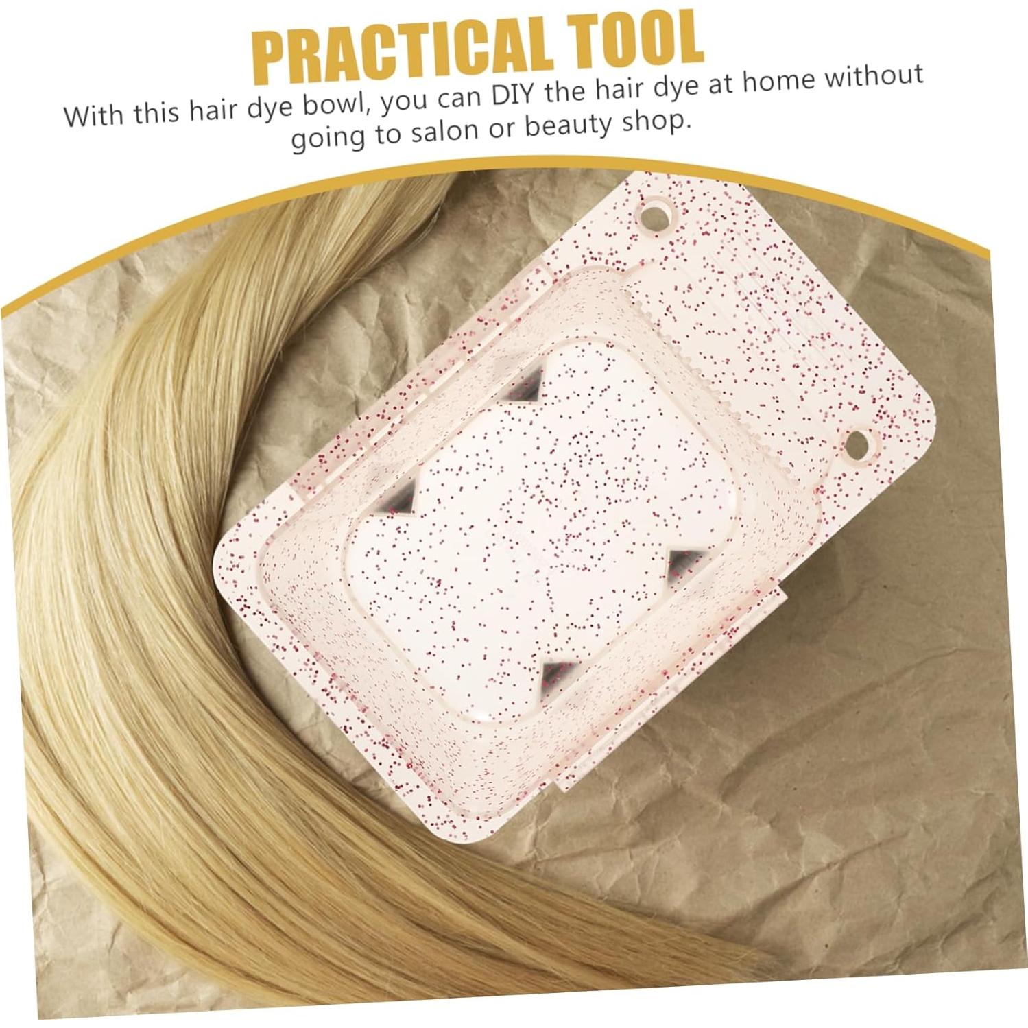 Tazón Mezclador de Tinte para Cabello FOMIYES 20x12cm Rosa