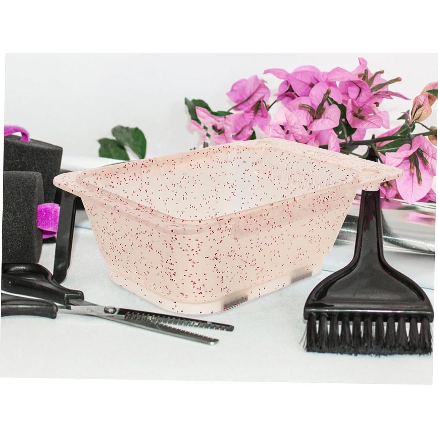 Tazón Mezclador de Tinte para Cabello FOMIYES 20x12cm Rosa