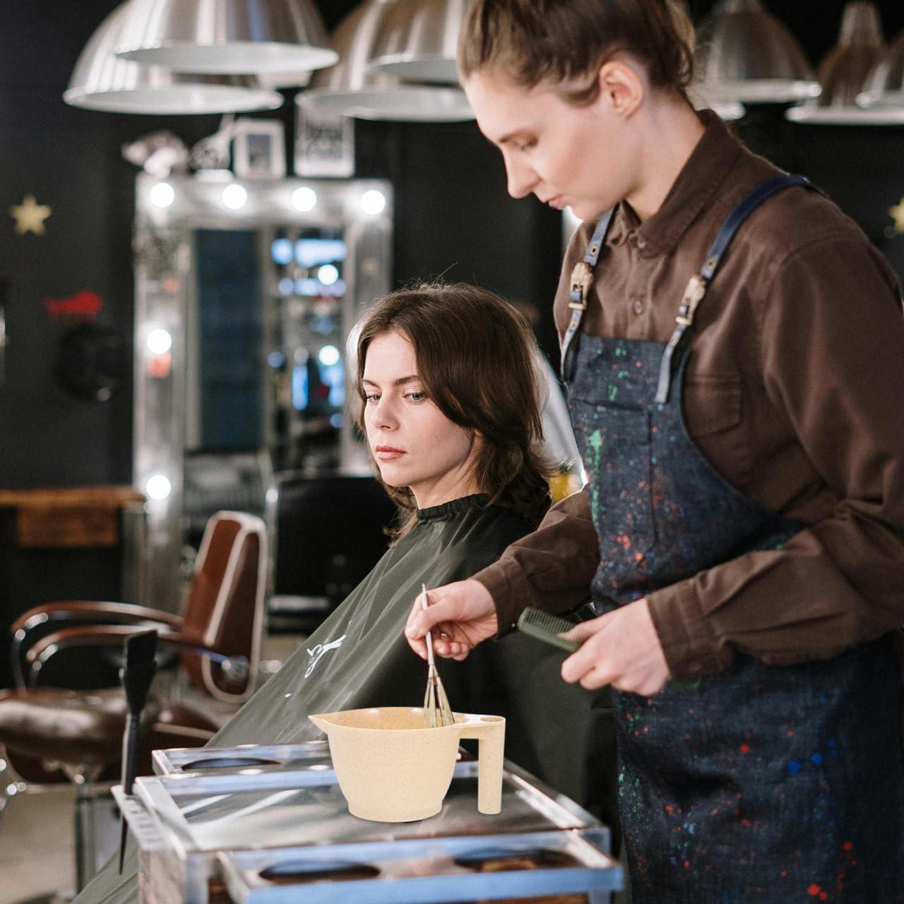 Cuencos de Mezcla para Tinte de Cabello MERRYHAPY 2 Pcs Antideslizantes