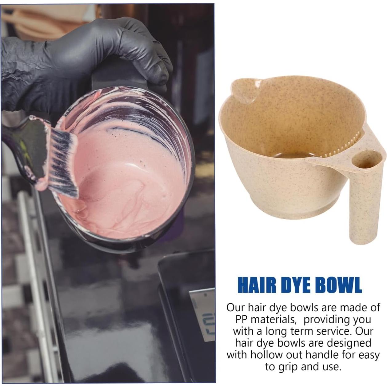 Cuencos de Mezcla para Tinte de Cabello MERRYHAPY 2 Pcs Antideslizantes