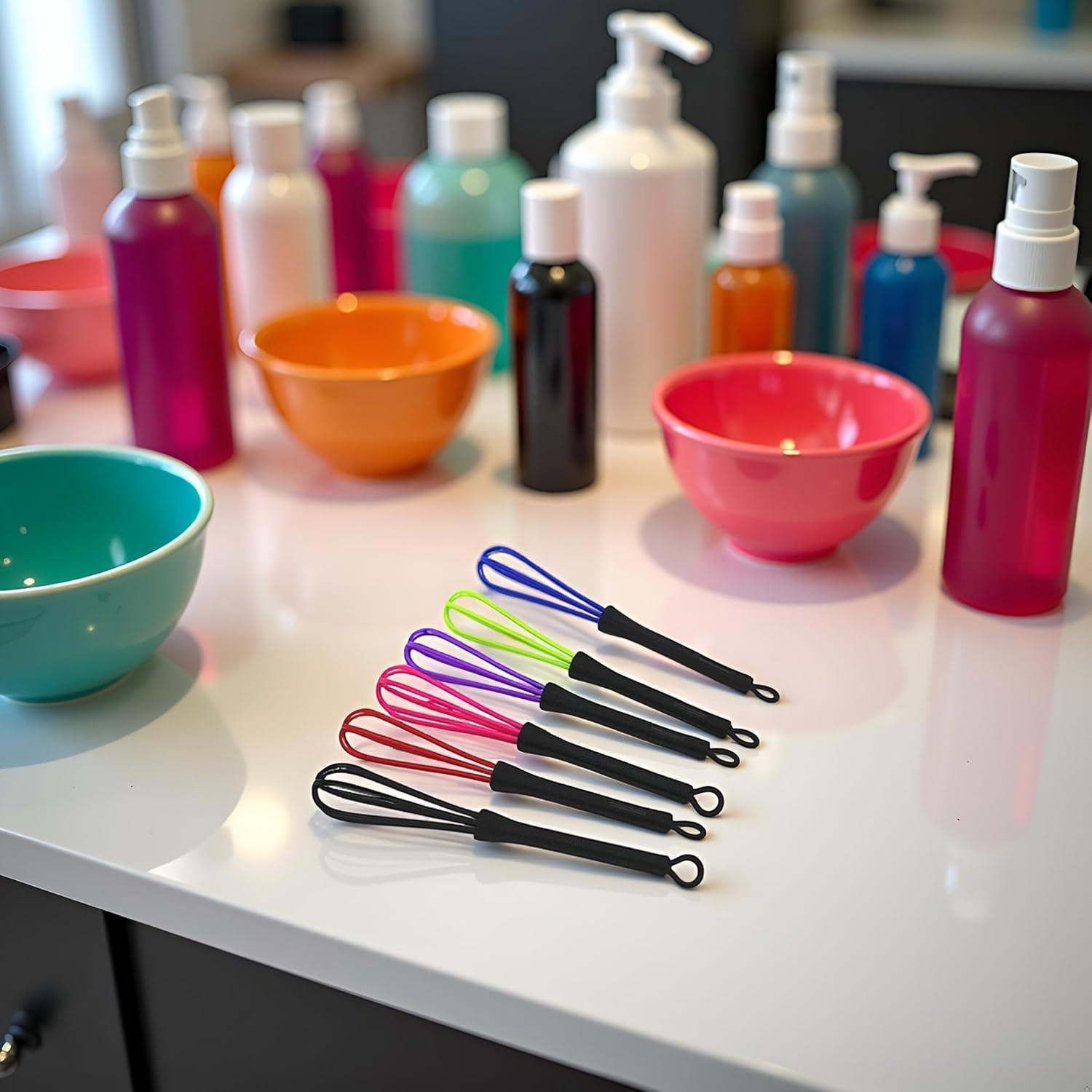 Set de 6 Mini Batidores Multicolores Junfamilee 17.78 cm