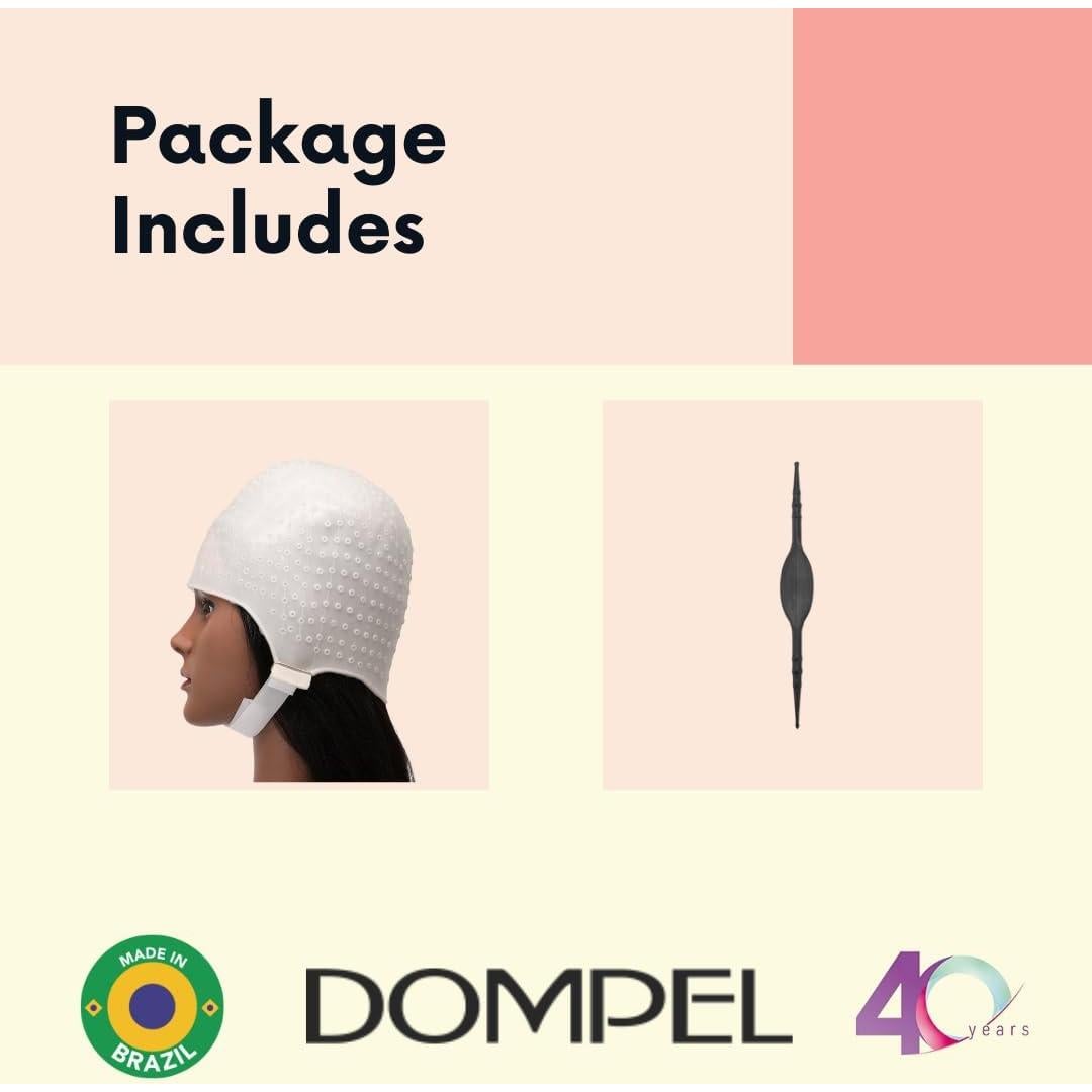 Gorro de Silicona para Mechas Dompel con Aguja - Reutilizable
