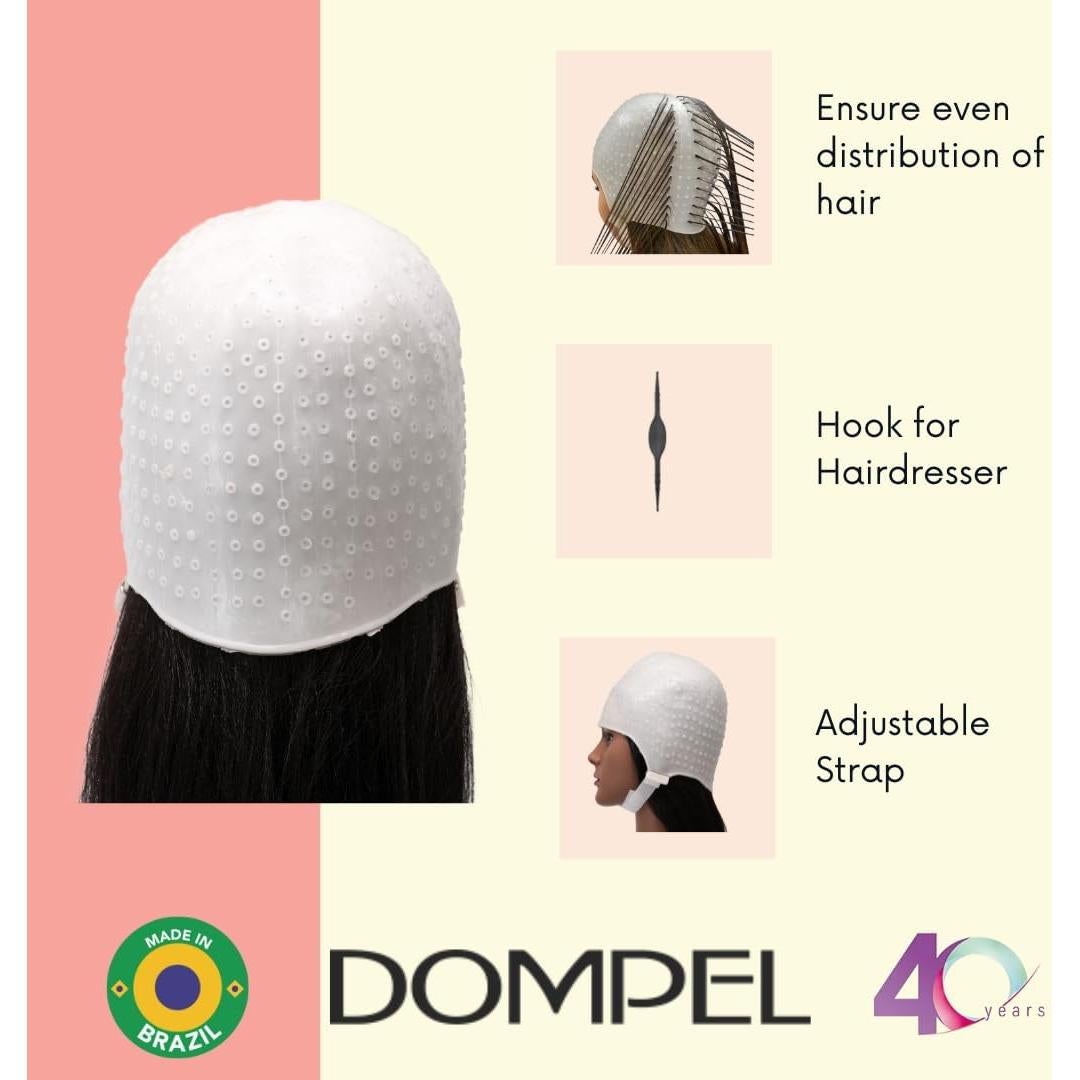 Gorro de Silicona para Mechas Dompel con Aguja - Reutilizable
